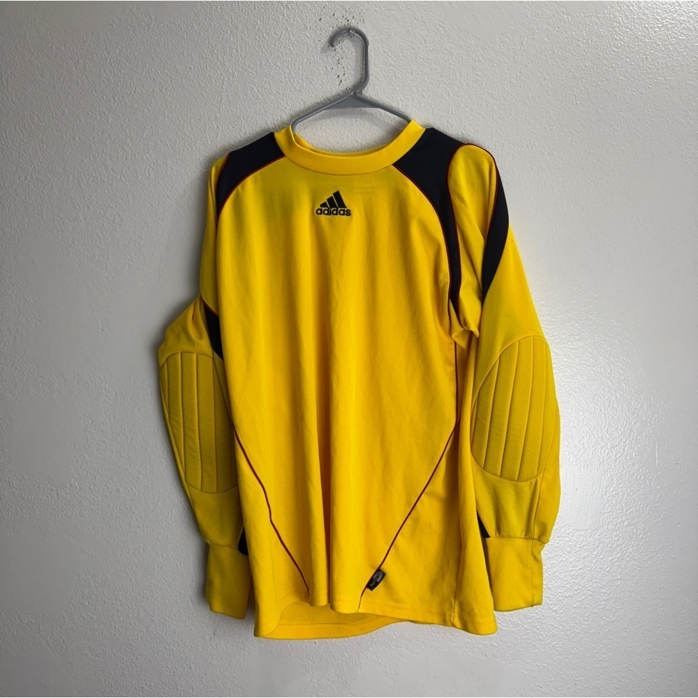 Adidas Vintage Sleeve Padded Jersey Shirt Size Medium
